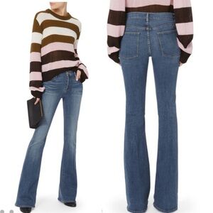 FRAME Denim Le High Flare Jeans in Columbus Wash size 26